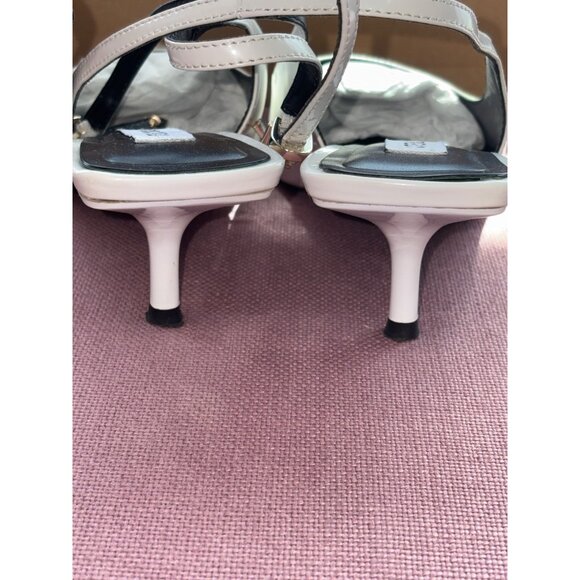 Steve Madden Rizzie Low Heels in White 8 With Box Womens Pumps - Picture 7 of 10